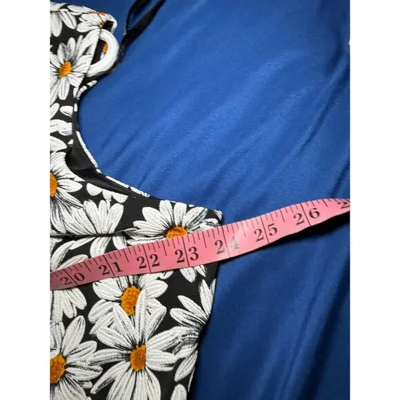 Perceptions floral shift dress womens 2X‎ cottagecore bohemain spring ethereal - Picture 5 of 8